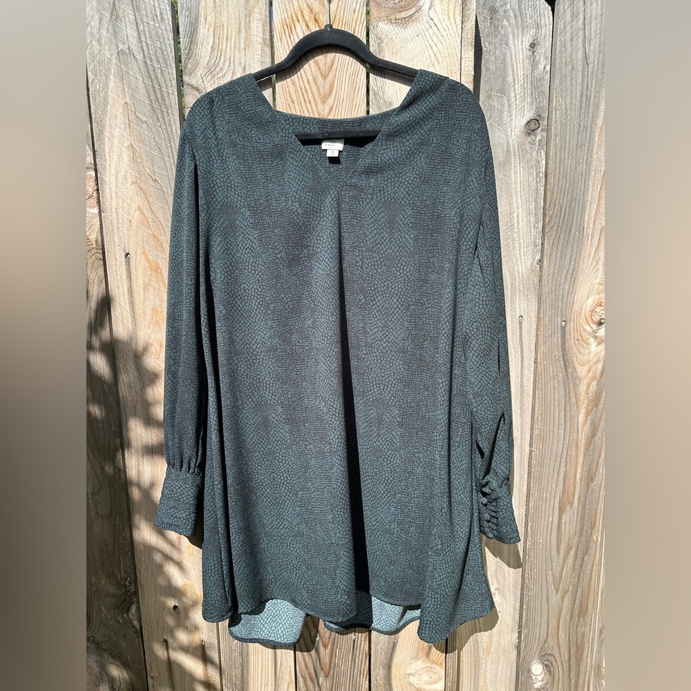 A New Day Green Printed Women’s Dress Size Medium